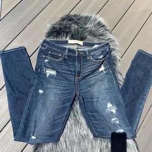 Abercrombie High waisted distressed jeans
